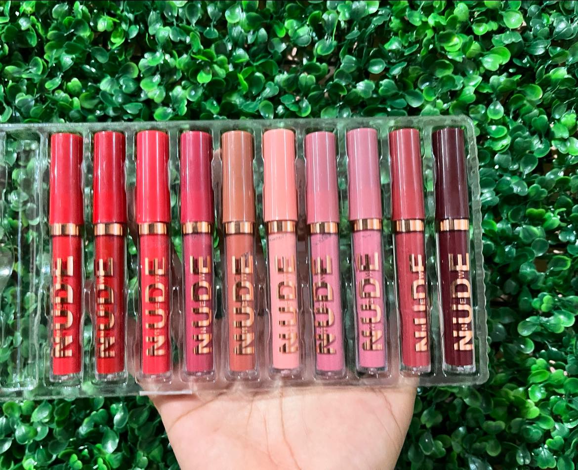 12Pz Labial Matte Liquido Indeleble